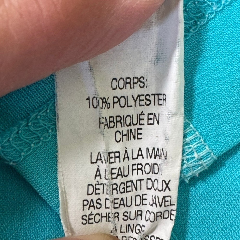 L.L. Bean Sun Shirt Women L Blue UPF 50+ Performance Polyester Active Top 280657 - Picture 6 of 7